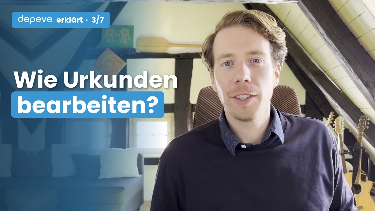 Wie Urkunden bearbeiten?